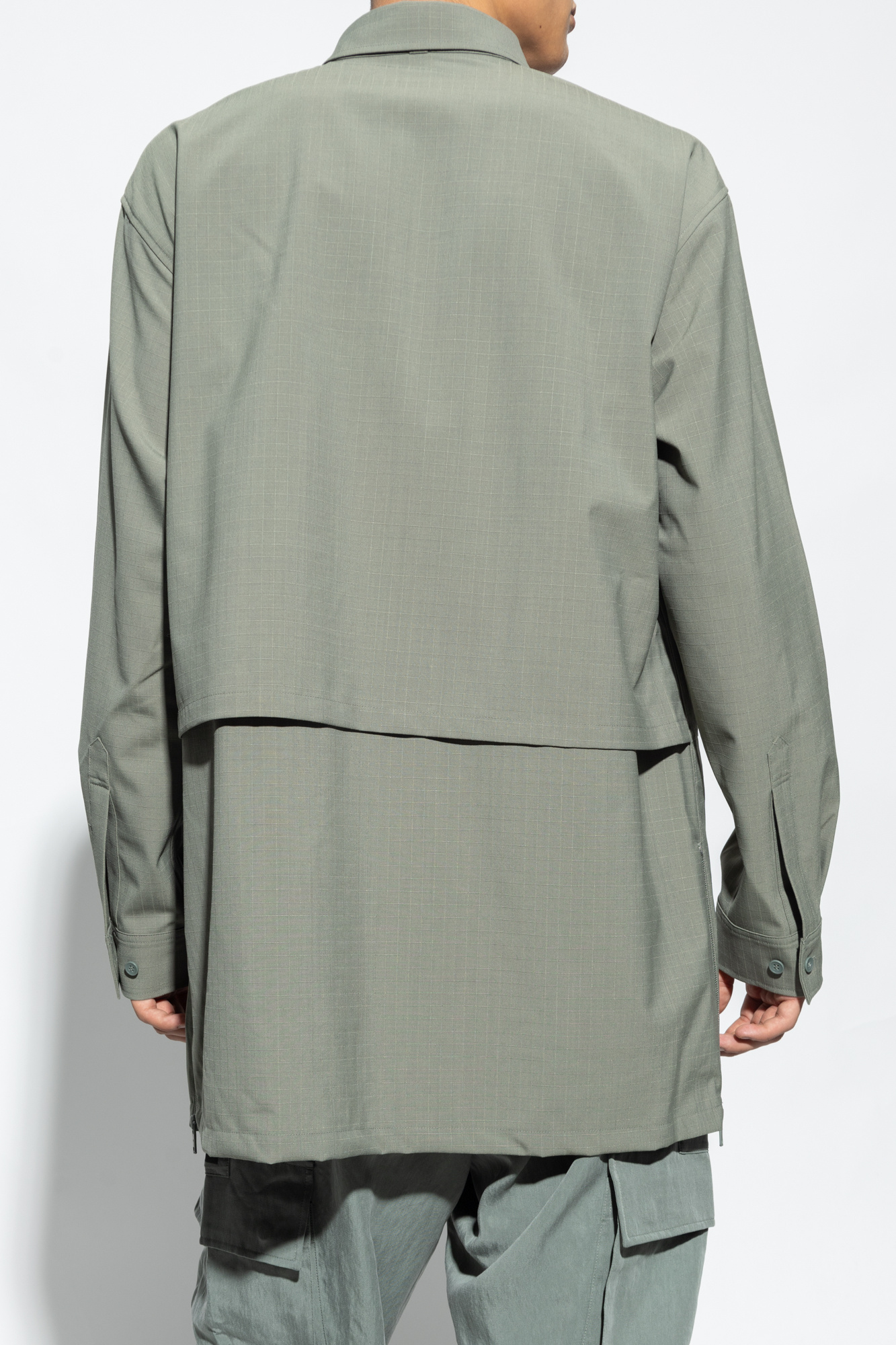 Green Jacket with logo Y-3 Yohji Yamamoto - Vitkac Canada